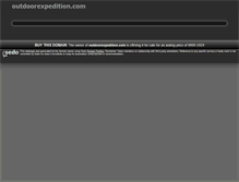 Tablet Screenshot of outdoorexpedition.com